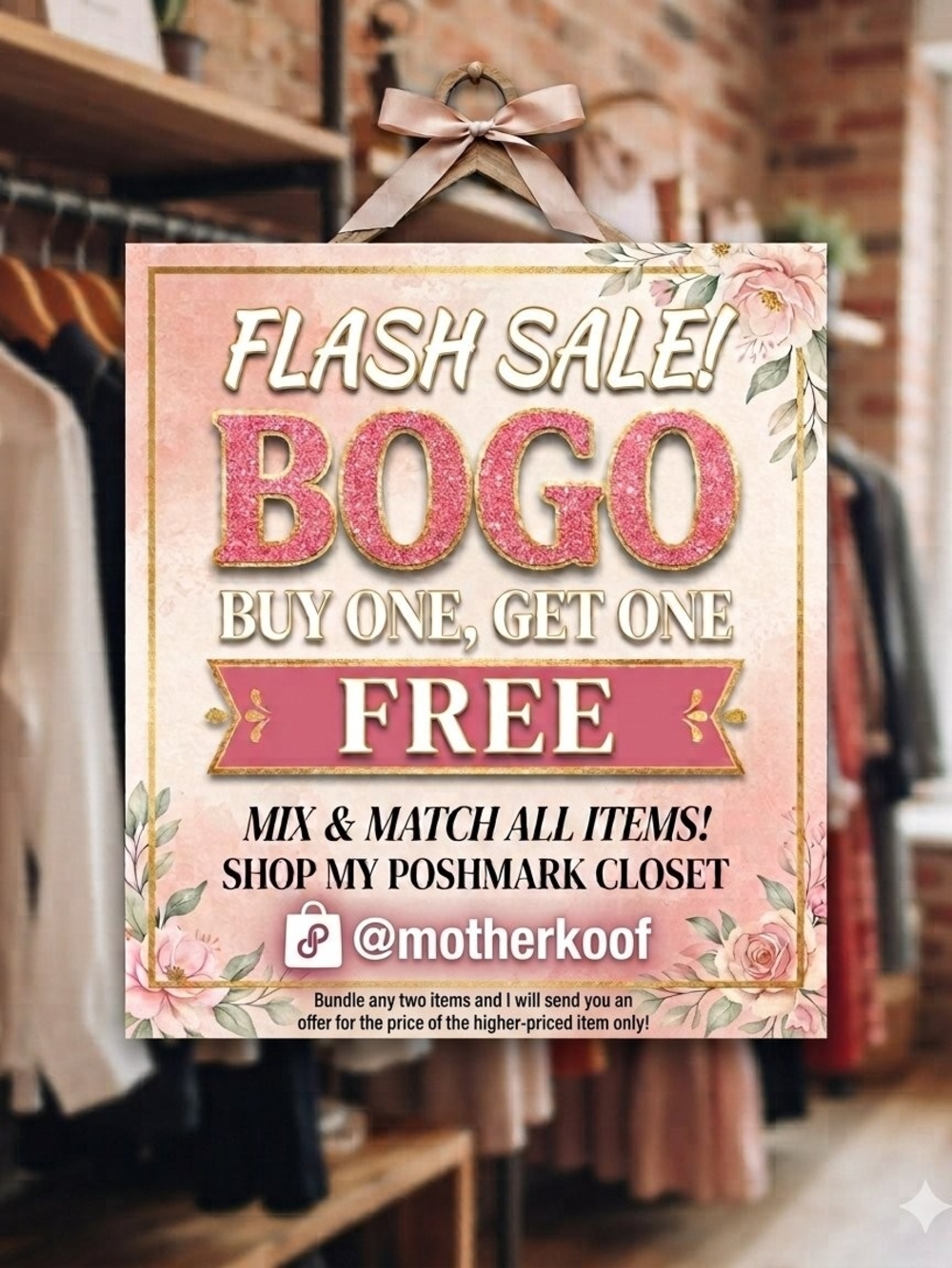 BOGO Flash Sale – Buy One Get One Free
